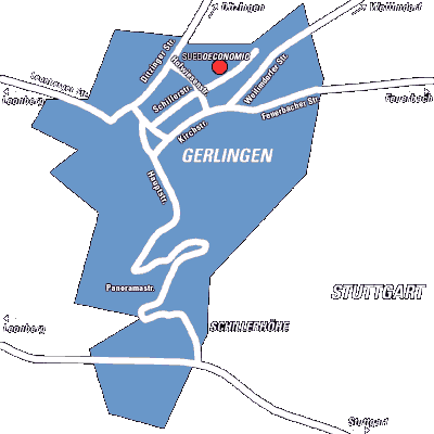 Carte Gerlingen